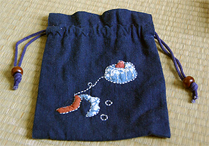 Pochettes en tissus japonais
