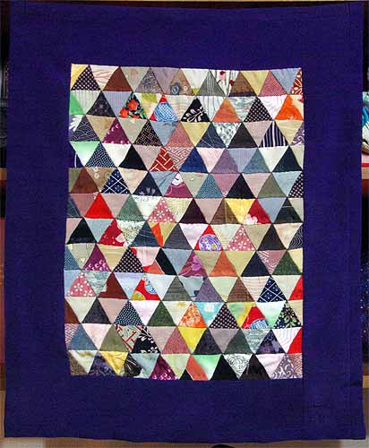 Mini Quilt de triangles